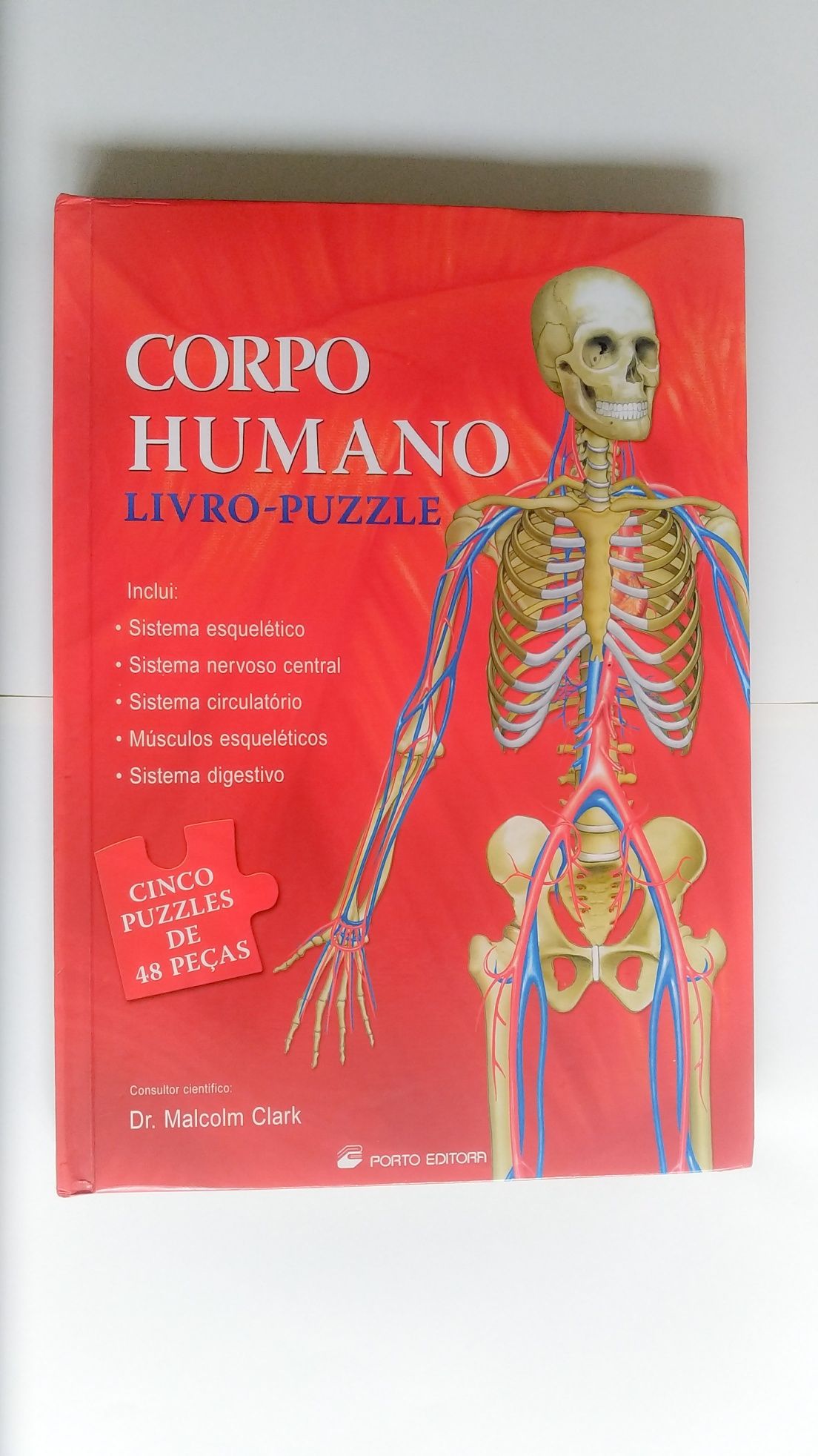 Livro puzzle Corpo Humano - Dr. Malcolm Clark