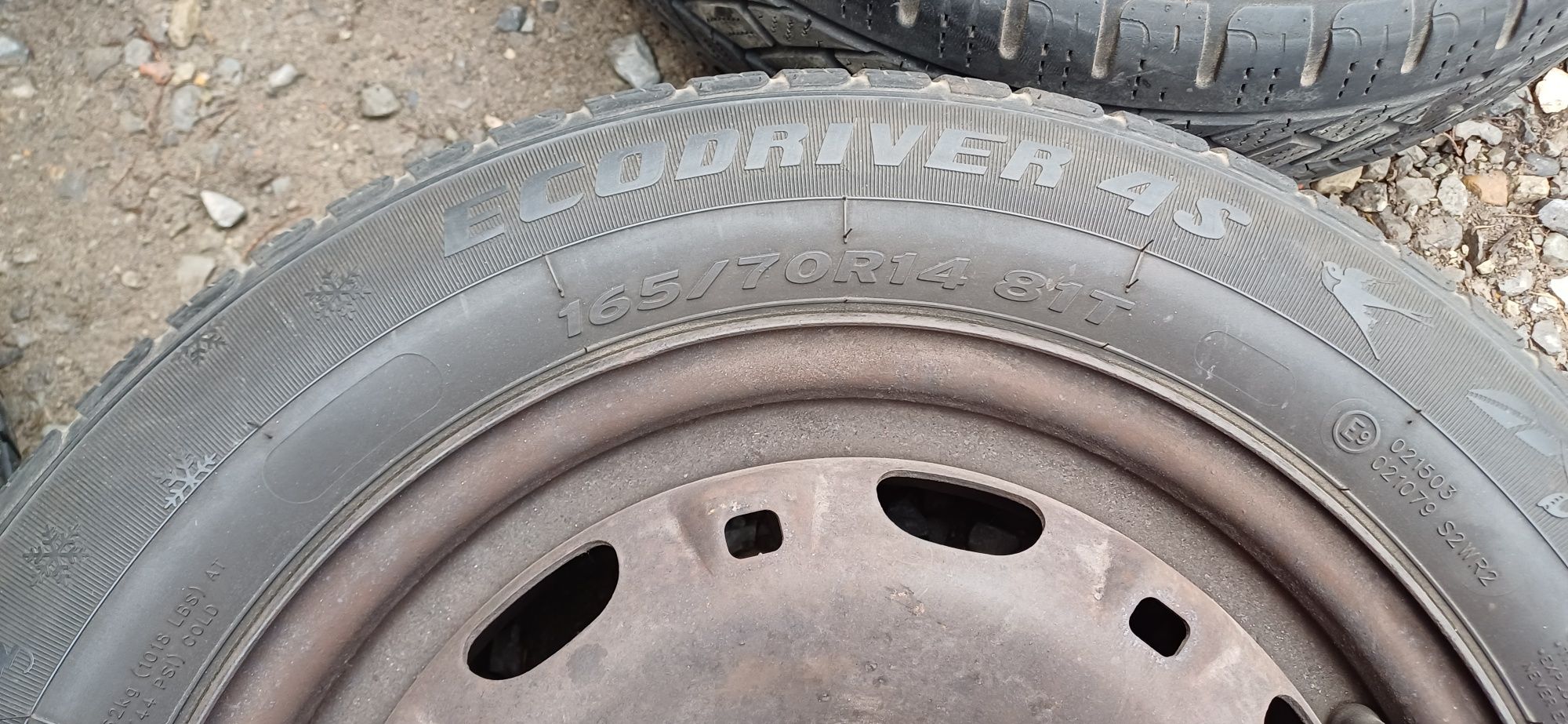 Диски з резиною (165/70 R14) ВСЕСЕЗОНКА