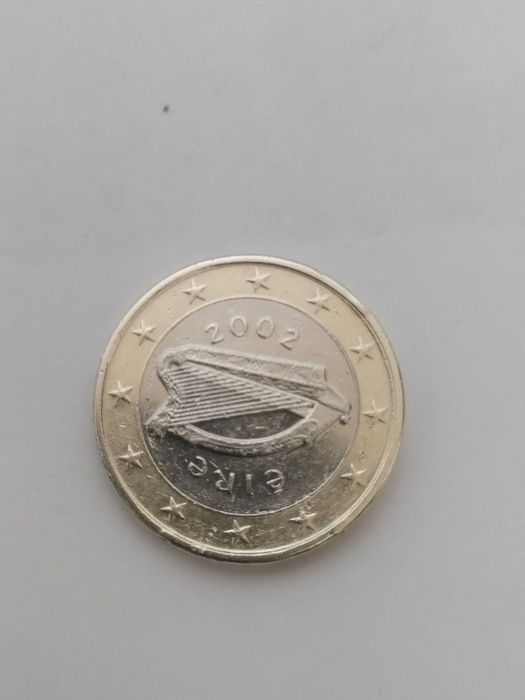 Moeda 1 euro Irlanda 2002