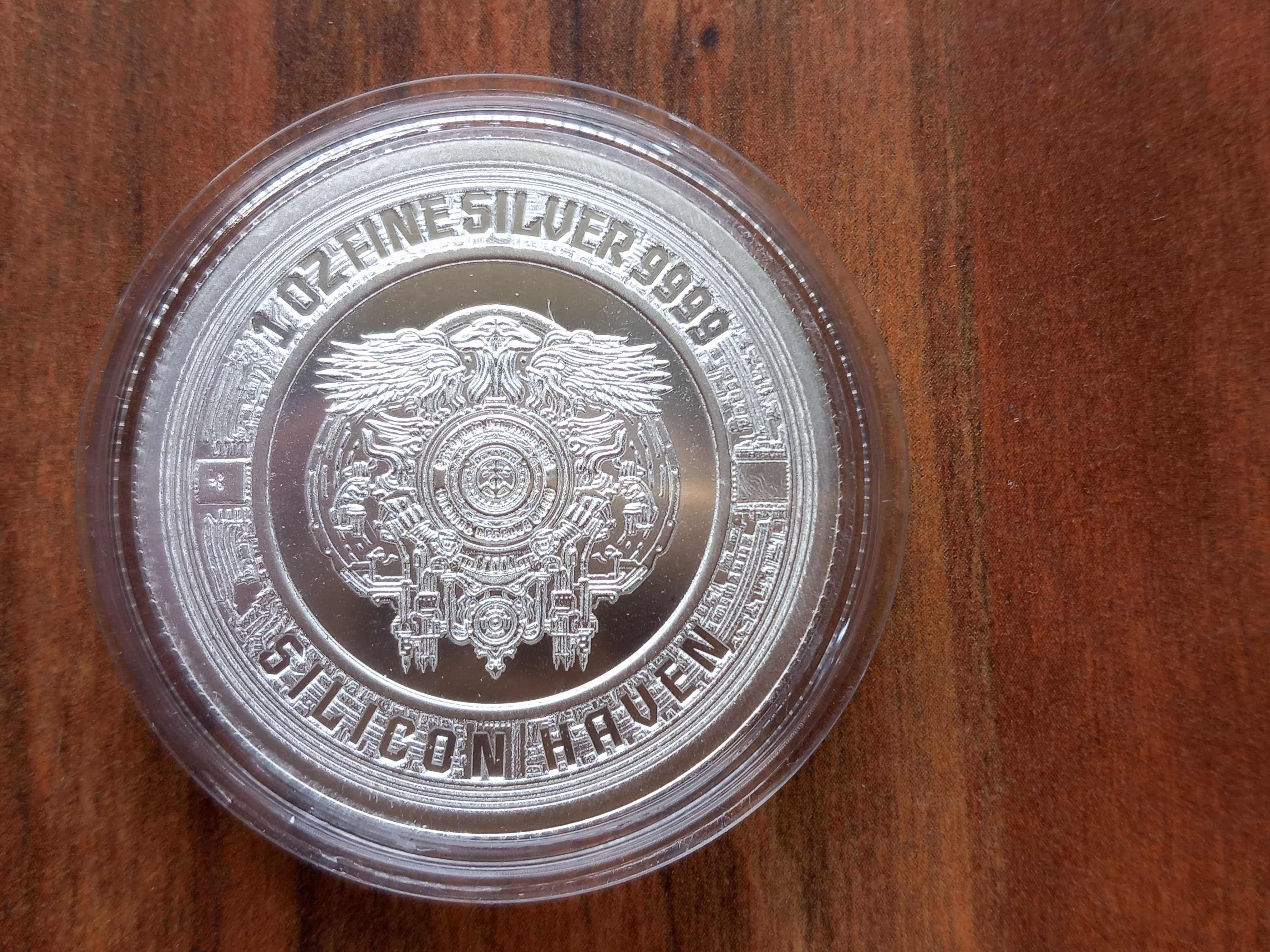 Moeda 1oz "Silicon Heaven"