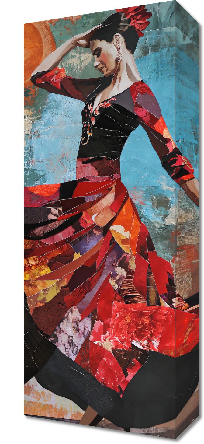 Obraz 20x50cm Taniec Flamenco