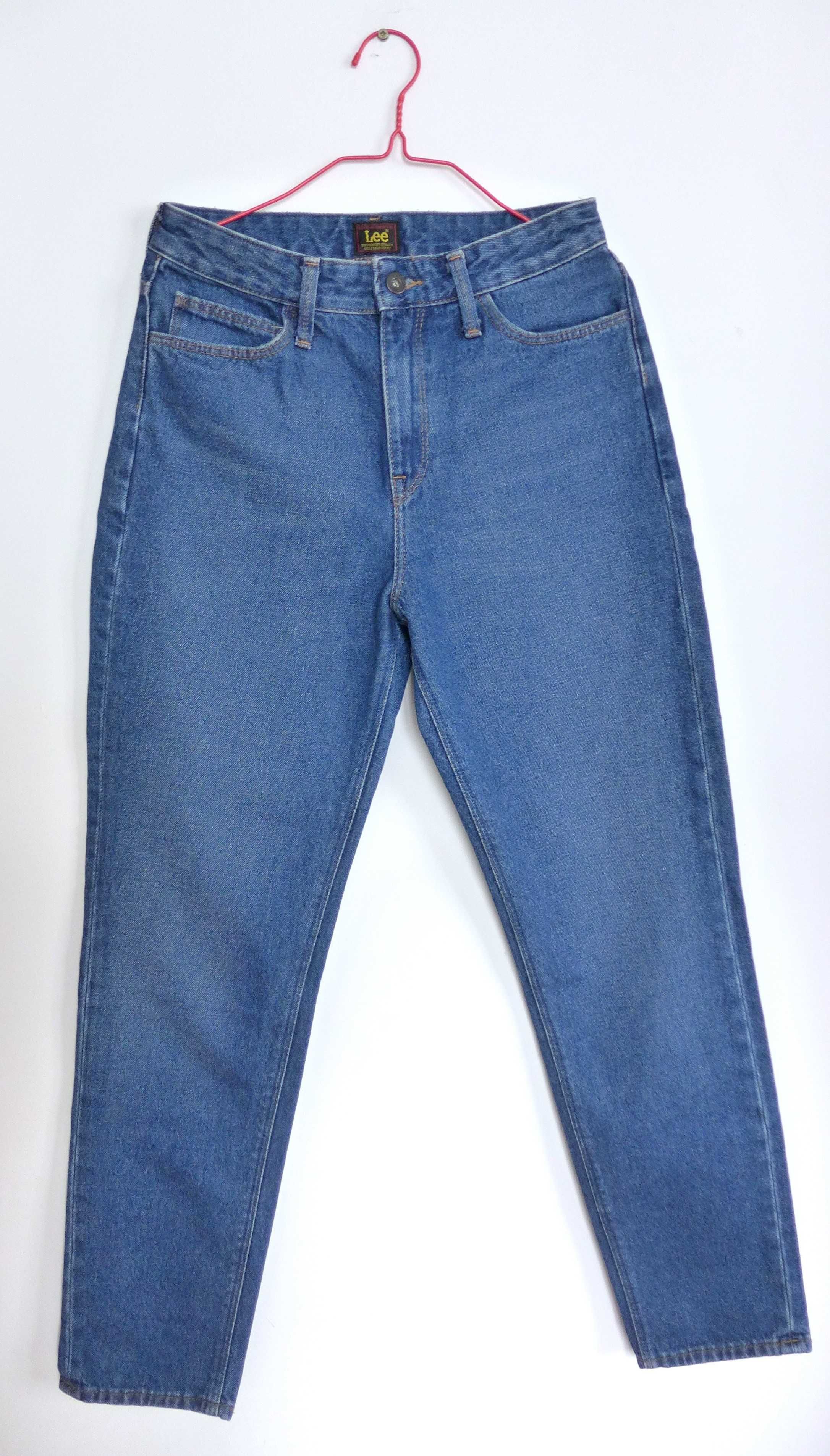 LUX klasyczne dżinsy LEE Mom Jeans L32IGAPP 27/31 XS 34 S 36 jak NOWE