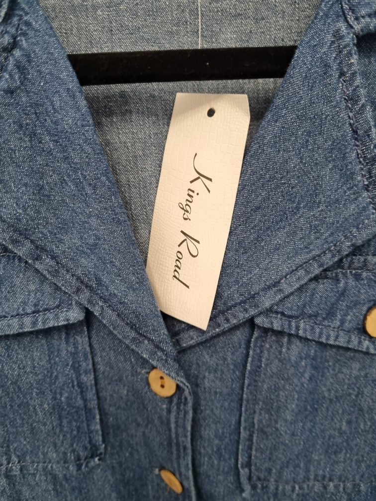 Nowa jeansowa sukienka Kings Road S bawełna