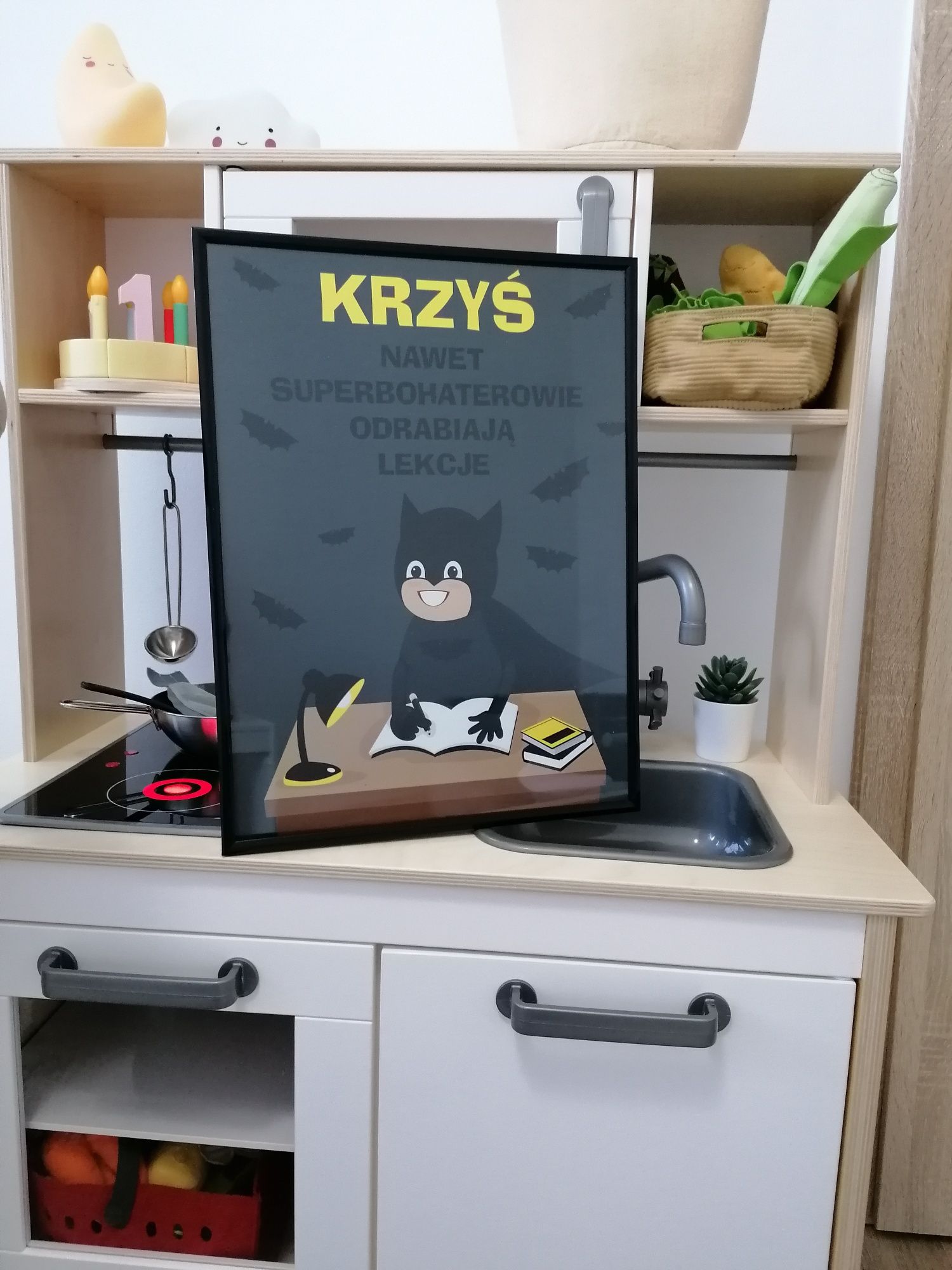 Plakat personalizowany z imieniem Krzyś