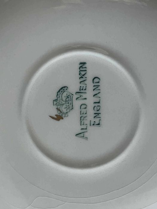 Filiżanka duo porcelanowa róża Alfred Meakin angielska porcelana