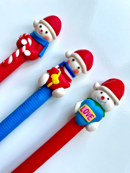 Canetas Boneco de Neve