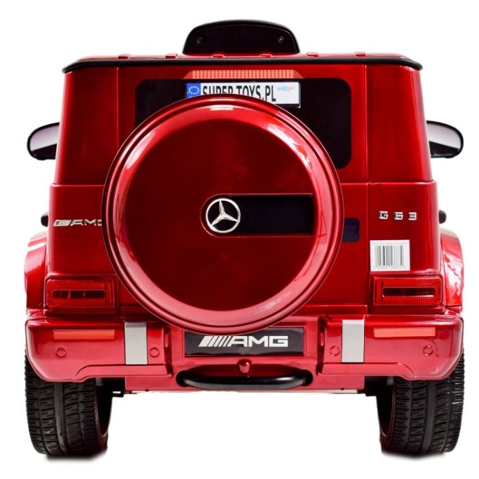 MERCEDES G63 na akumulator KOŁA miękkie EVA, Ecoskóra LAKIER BBH0002