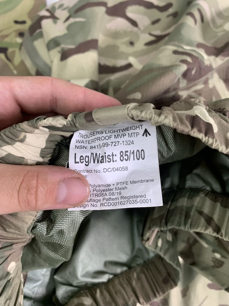 Штани мтп MTP Goretex гортект Британія