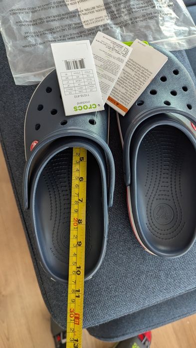 Crocs laczki niebieskie navy blue nowe 42/43