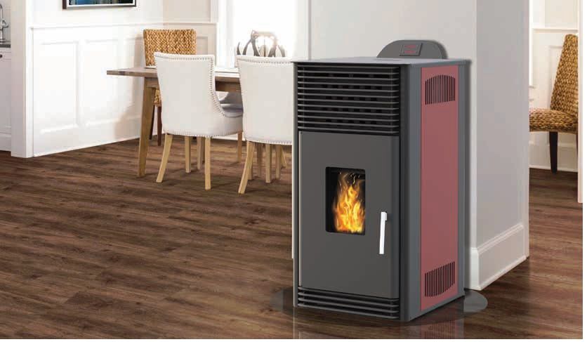 Piec na pelet piecyk kominek pellet 12 kW solidny i mega wydajny