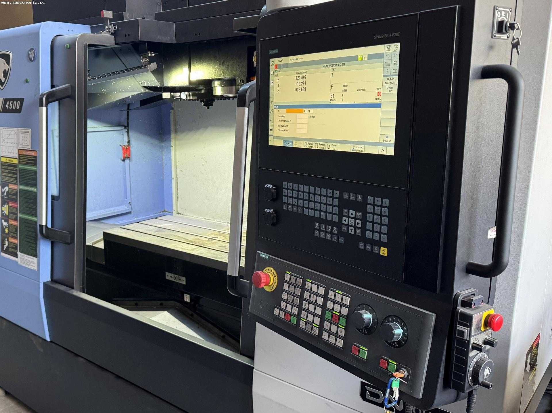 Centrum frezarskie DOOSAN DNM 4500