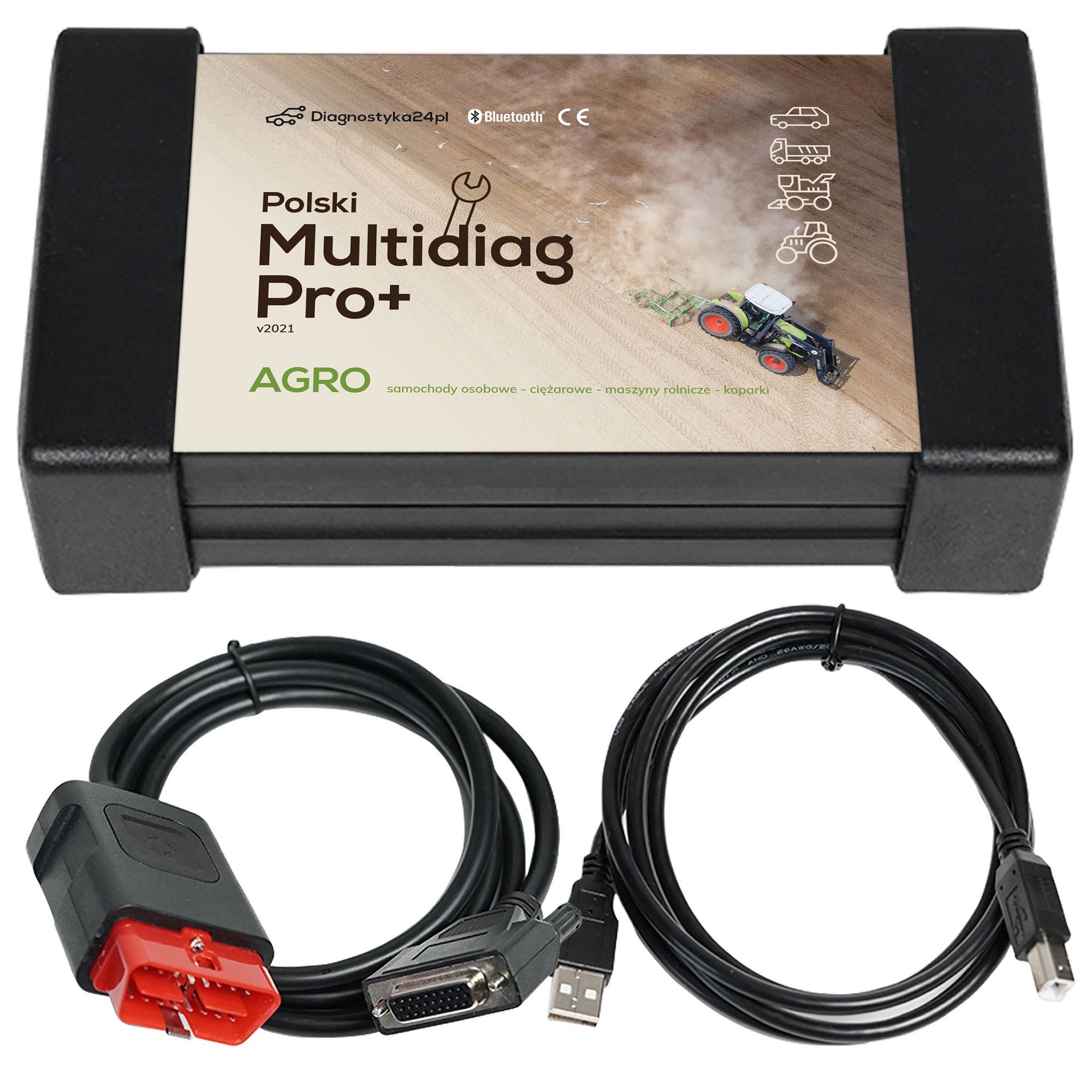 TESTER DIAGNOSTYCZNY  John Deere Fendt JCB New Holland Case Gwarancja