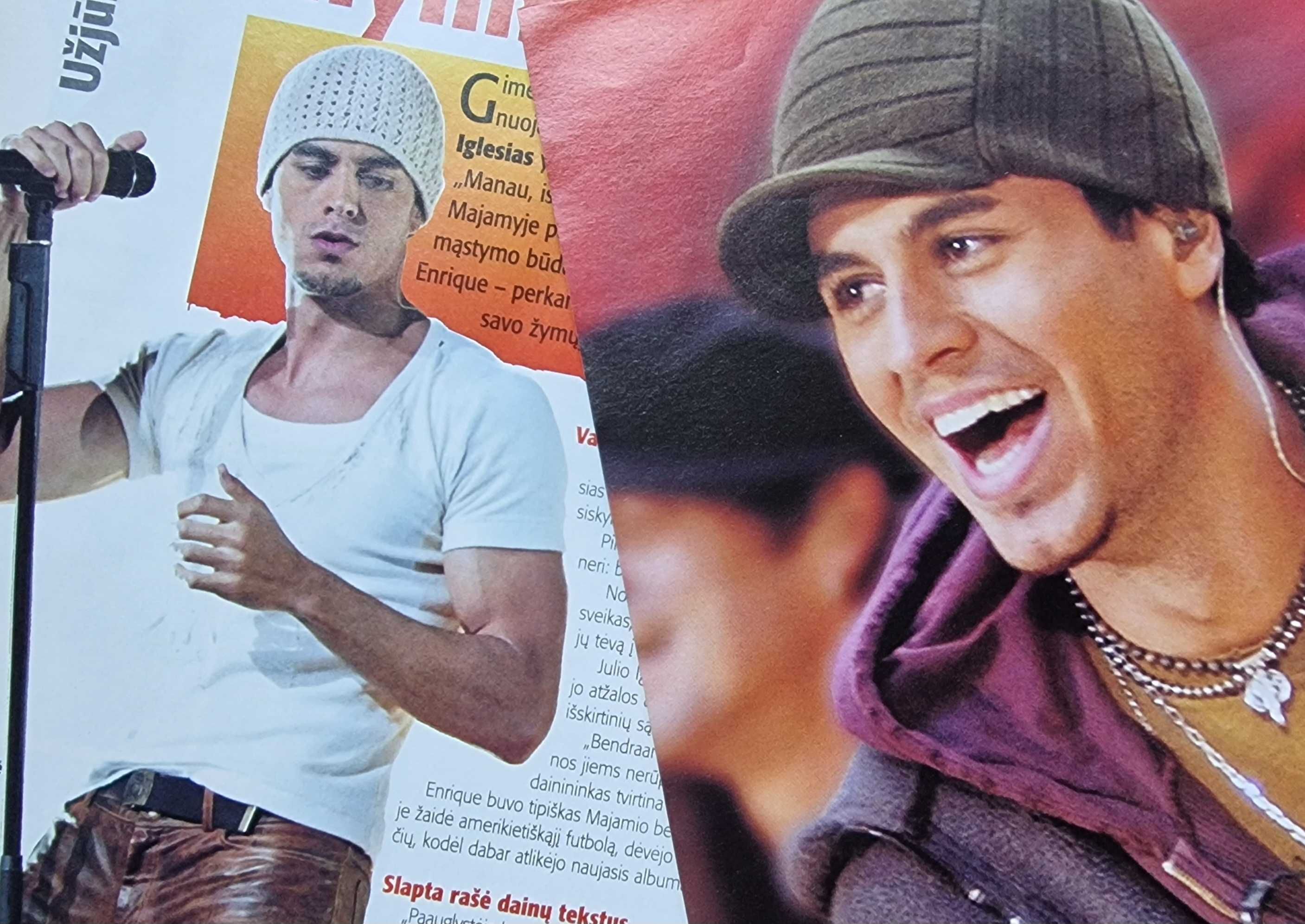 Plakat A3 + artykuł - Enrique Iglesias