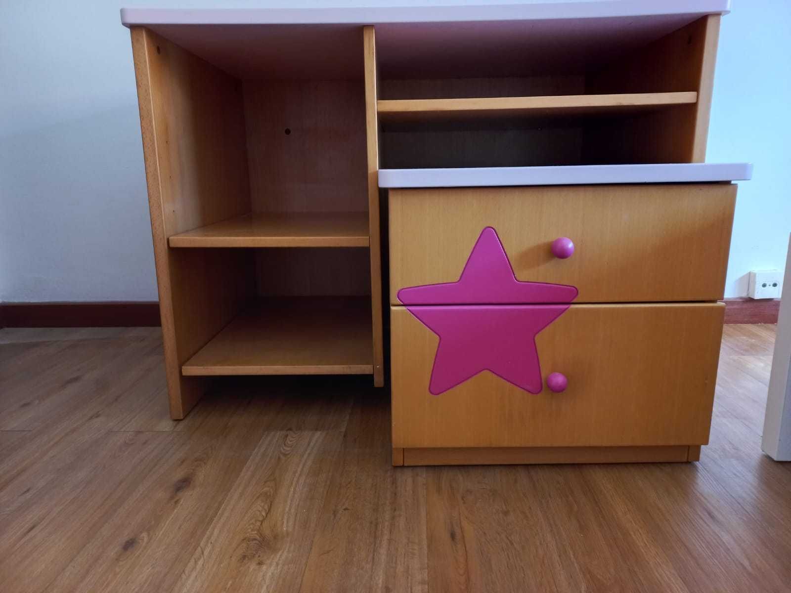 Conjunto Secretaria/Mesa Cabeceira