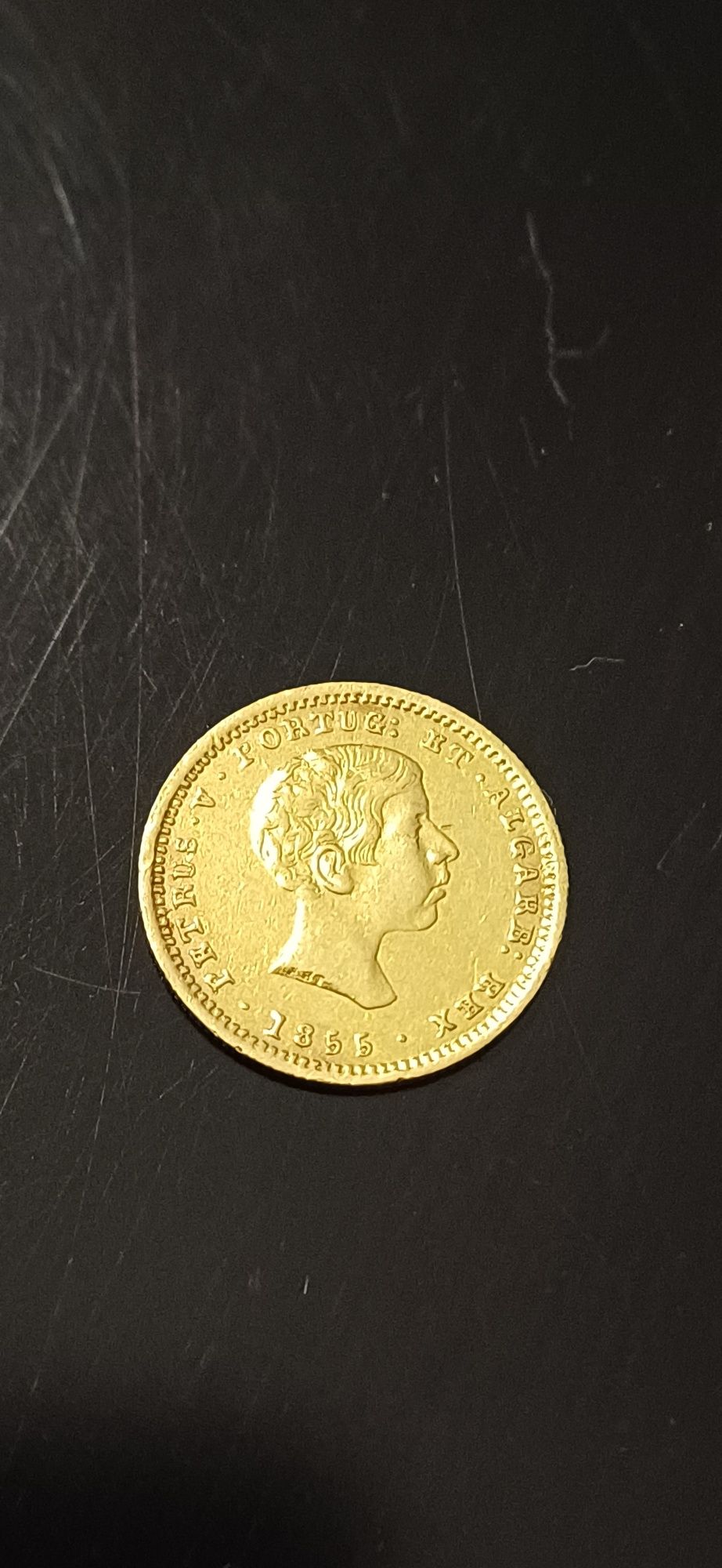 Moeda Ouro 1000 Reis 1855