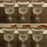Conjunto copos  cristal