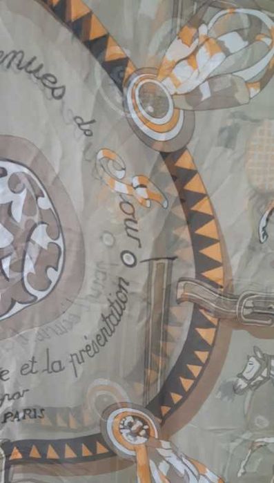 Hermes платок шелковый