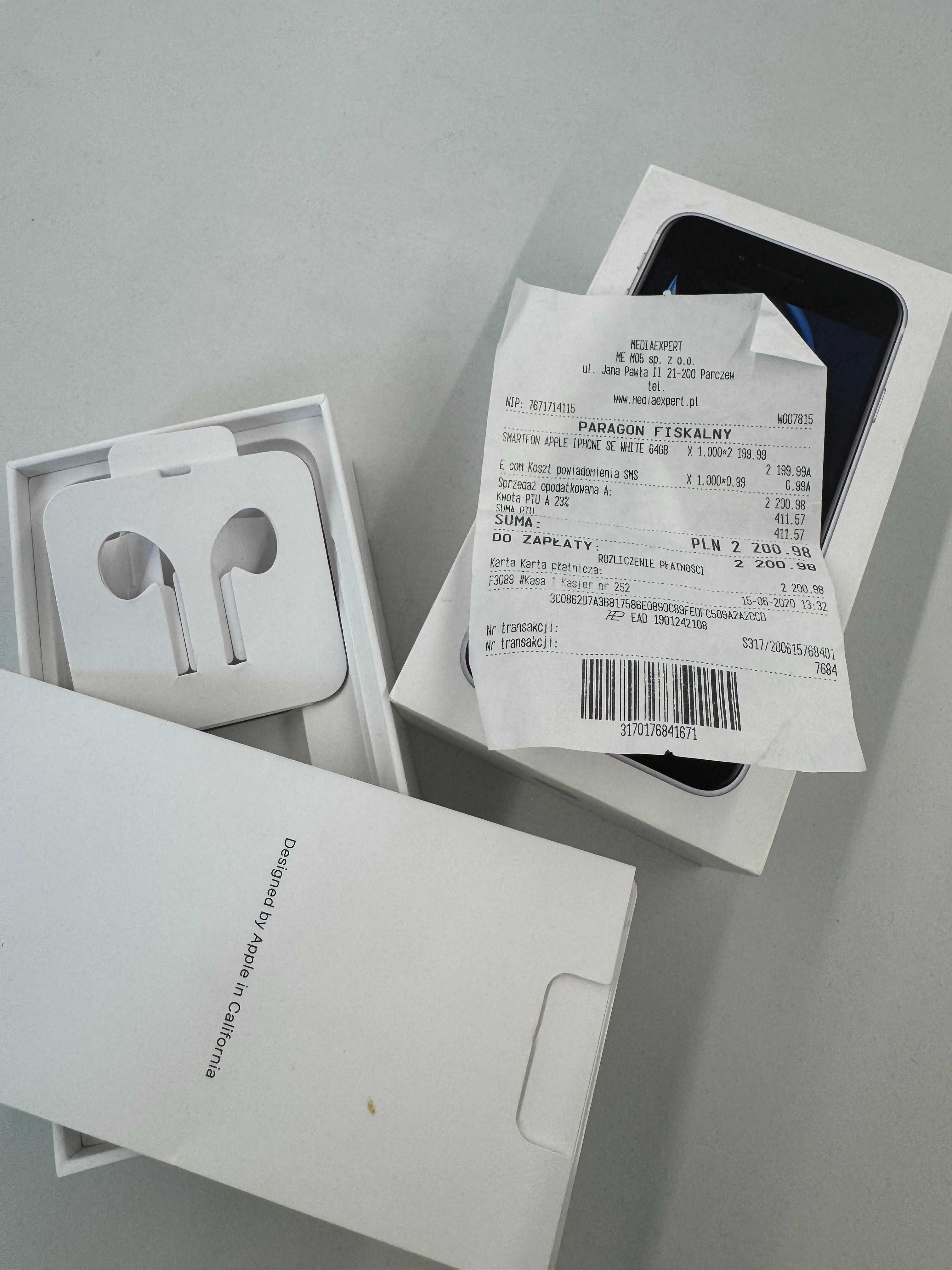 iPhone SE 2020 64GB Bat 86% Topcase Vivo *Raty 0%*