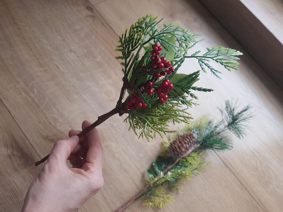 Nowe ozdoby galazkowe 2 sztuk