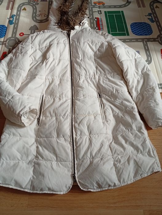 Kurtka ciążowa biala