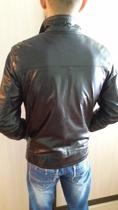 Куртка Шкіряна Лакована,Коженая куртка Осінь-Весна.