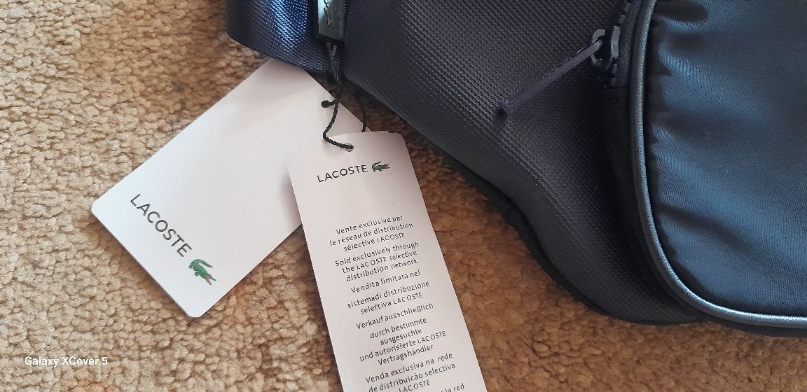 Nerka.Saszetka.Biodrówka.Torba.Firma Lacoste.Męska.ORYGINALNA.!!