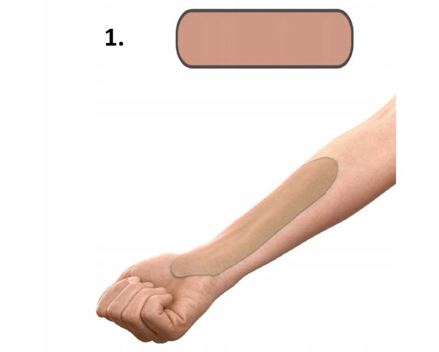 Taśma Kinezjologiczna Tape Kinesiotaping do Kolana Twarzy Plaster 5m