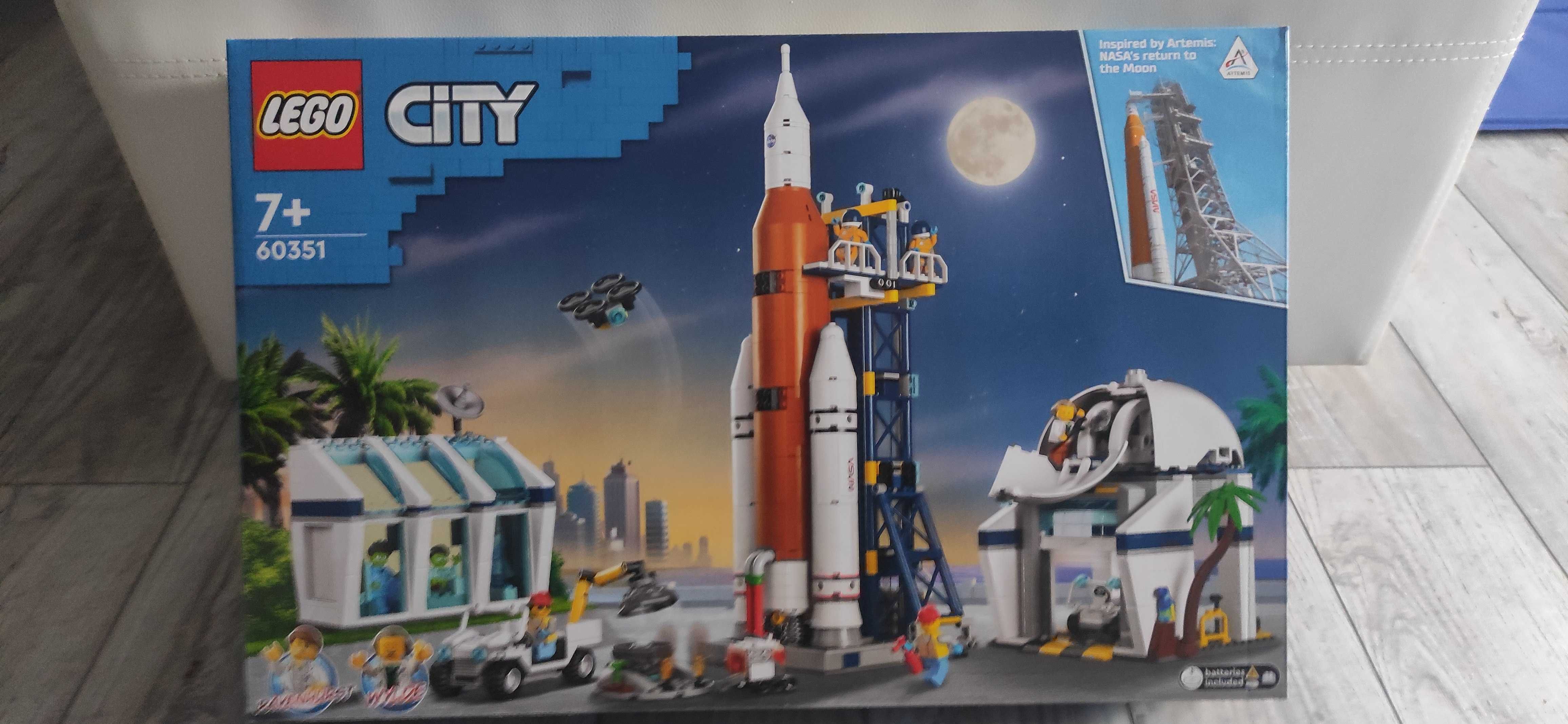 Klocki LEGO City 60351 - Start rakiety z kosmodromu