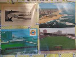 6 postais de estádios da Póvoa de Varzim