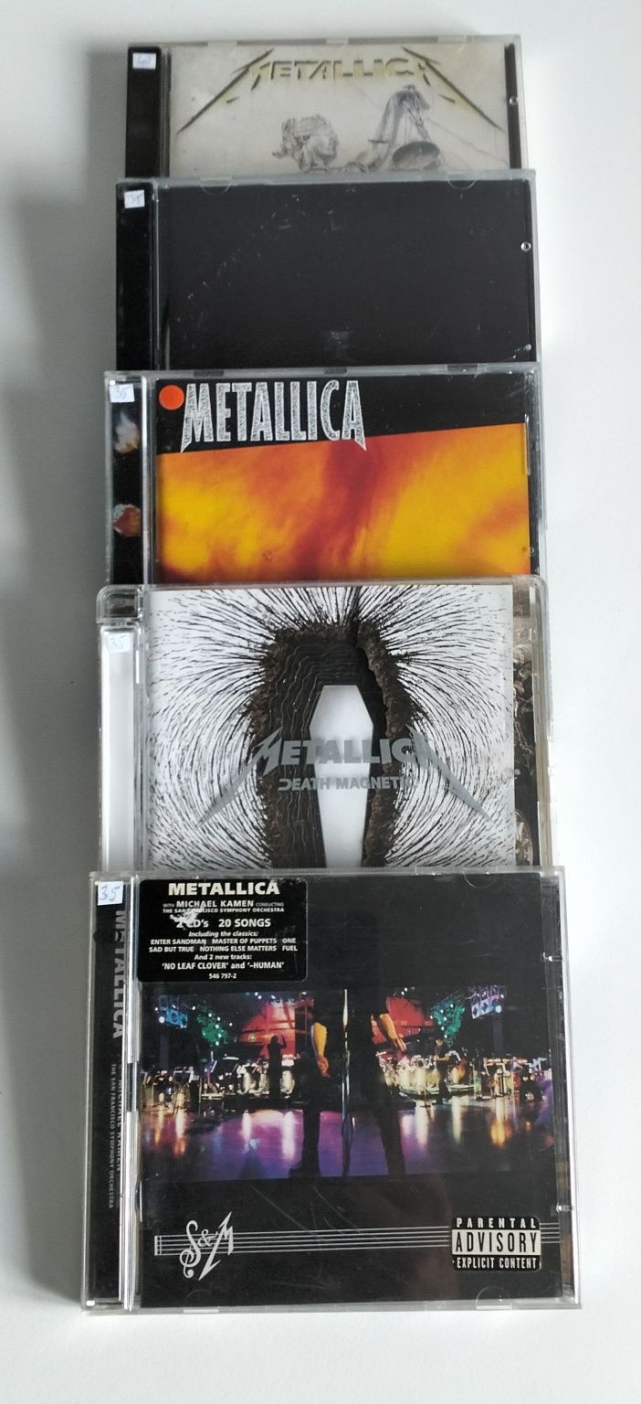 Metallica Zestaw 5 albumów  CD