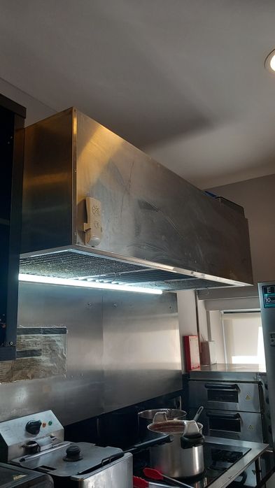 Hotte-Coifa aço inox com filtros