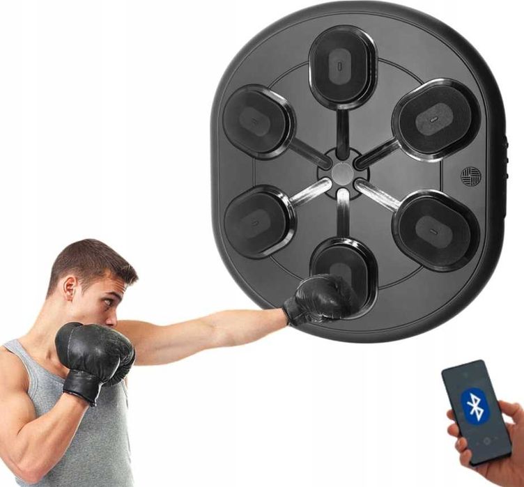 Music Boxing Machine Elektroniczna Maszyna Bokserska LED z Bluetooth