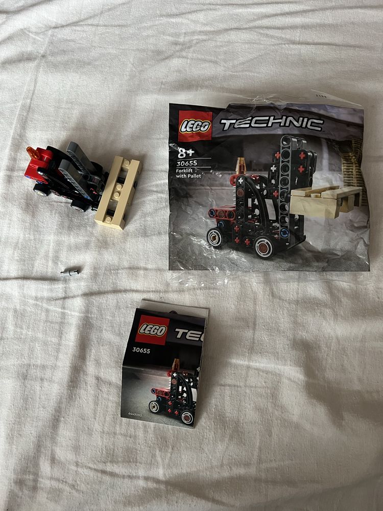 Lego 30655 technic wózek widłowy z paletą