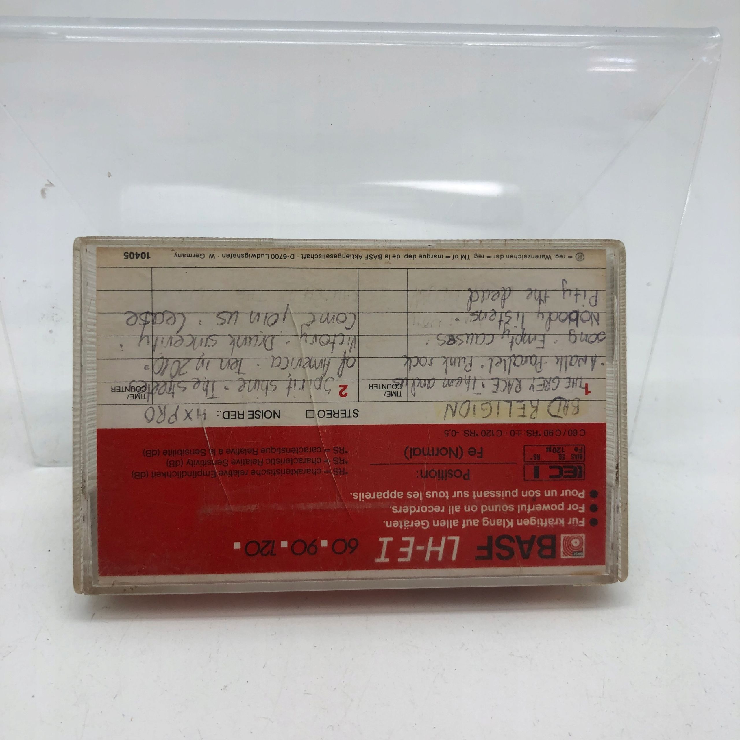 kaseta magnetofonowa basf lh-e i 60 kaseta