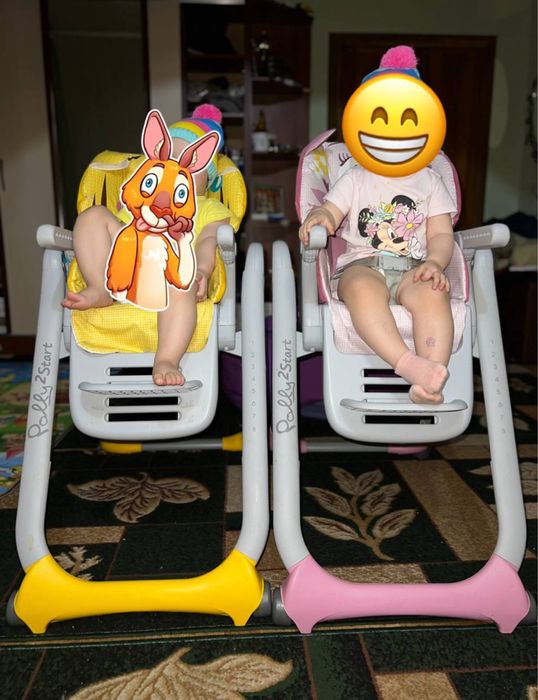 Стільчик для годування Chicco polly 2 start
