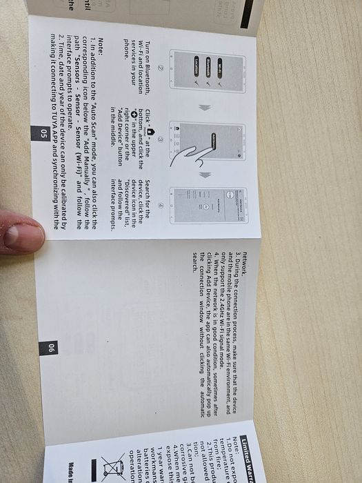 Датчик якості повітря PTH-9BW (9 в 1)