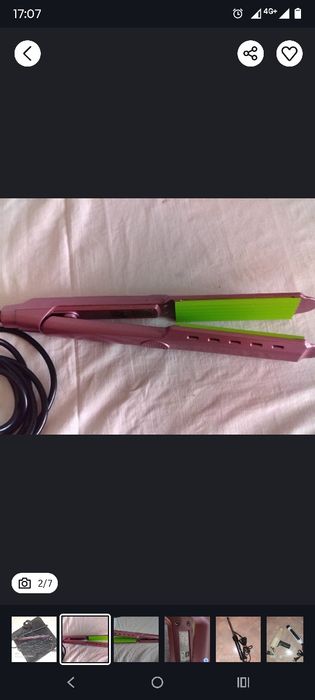 Щипцы гофре для волос.