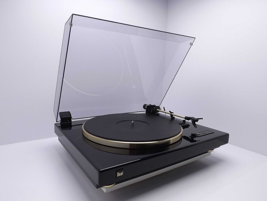 Gramofon Dual 455-1M GOLD piano black SERWIS