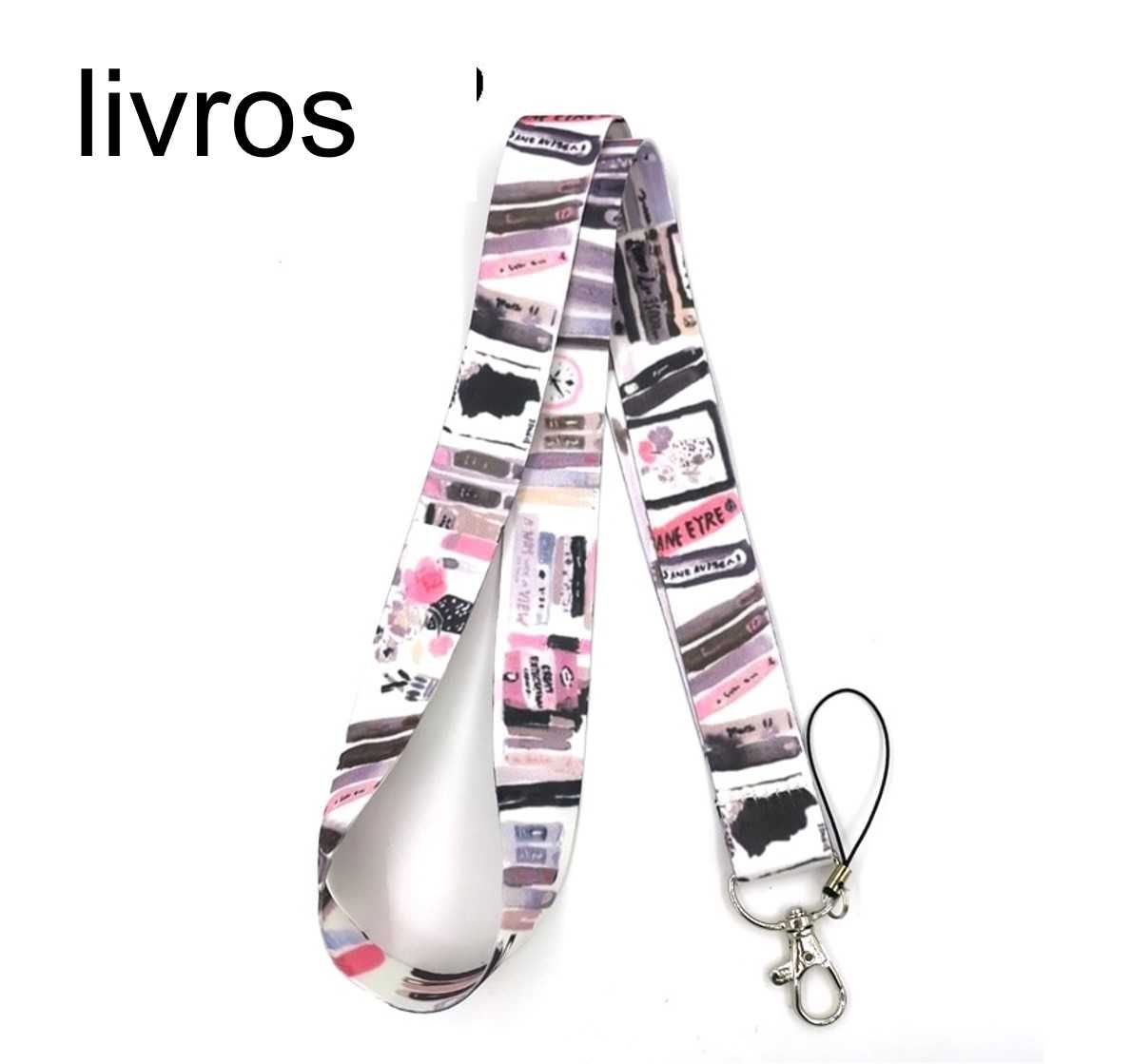 Lanyard fita pescoço Selos, Música; Livros