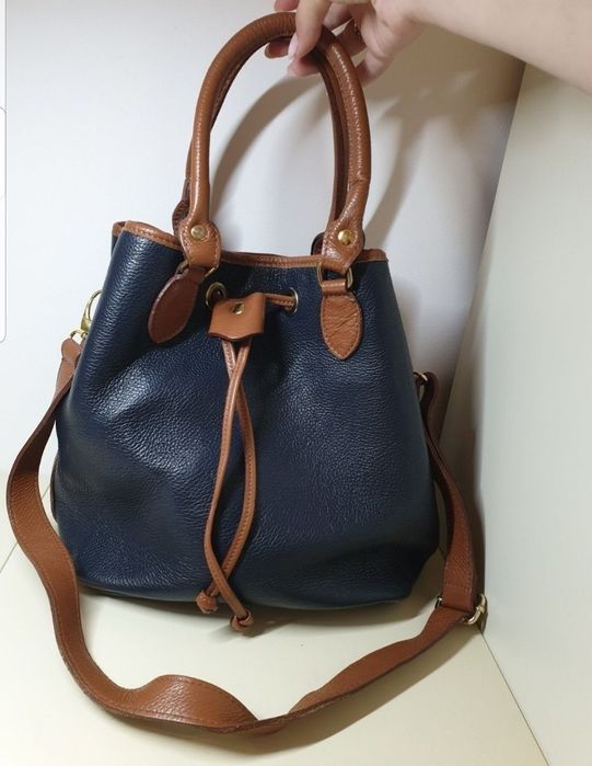 Сумка мешок Еlena Daga Италия сумка шоппер оригинал сумка тоут кожа