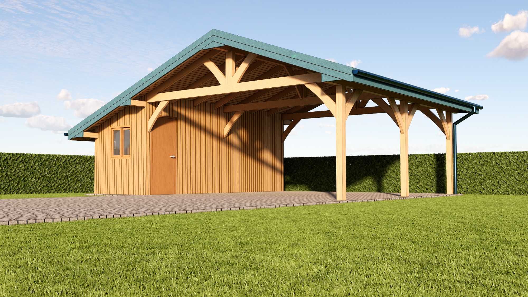 Wiata samochodowa, garażowa, Carport