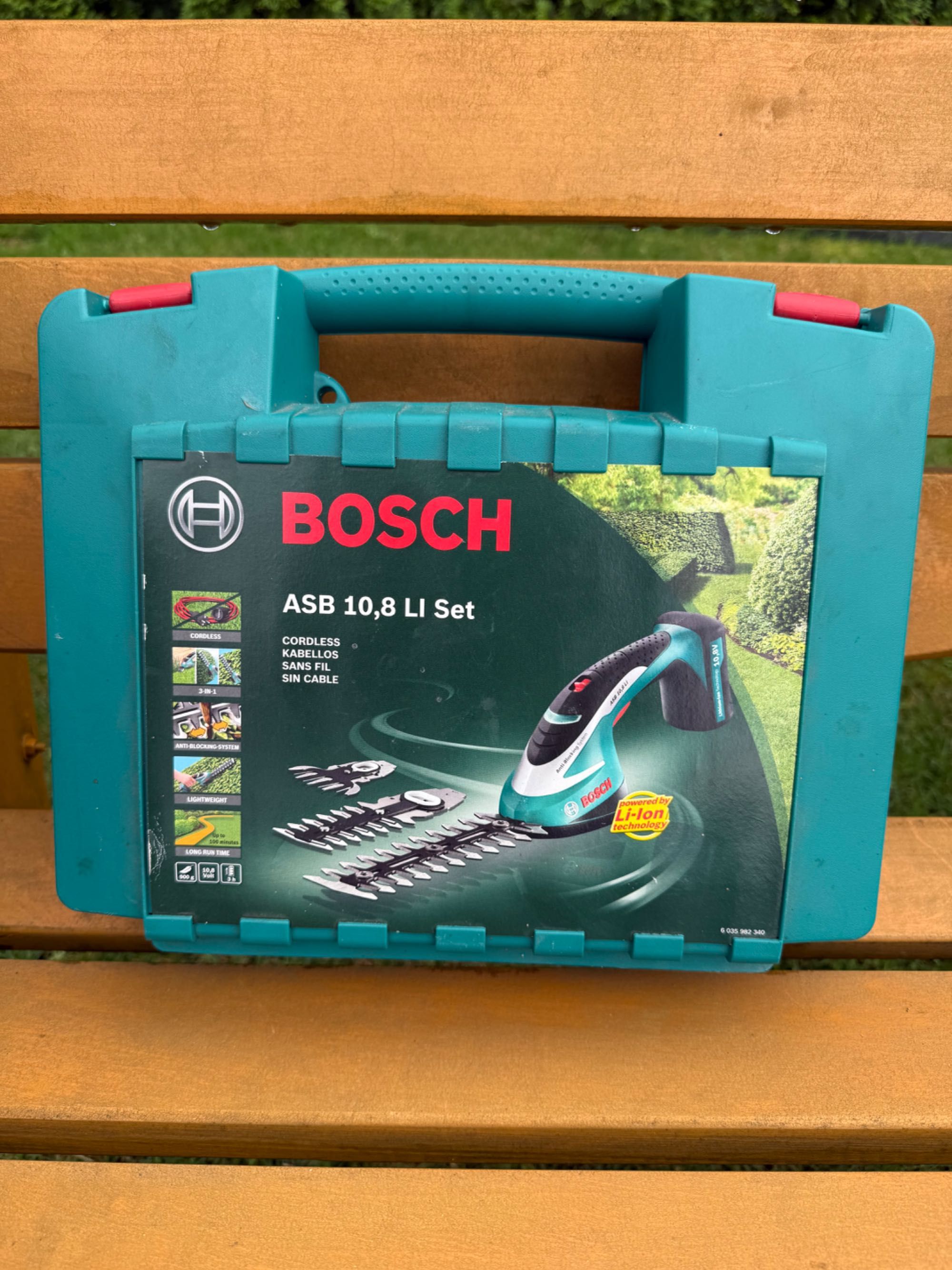 Nożyce akumulatorowe Bosch ASB 10,8 Li /do trawy i żywopłotu/