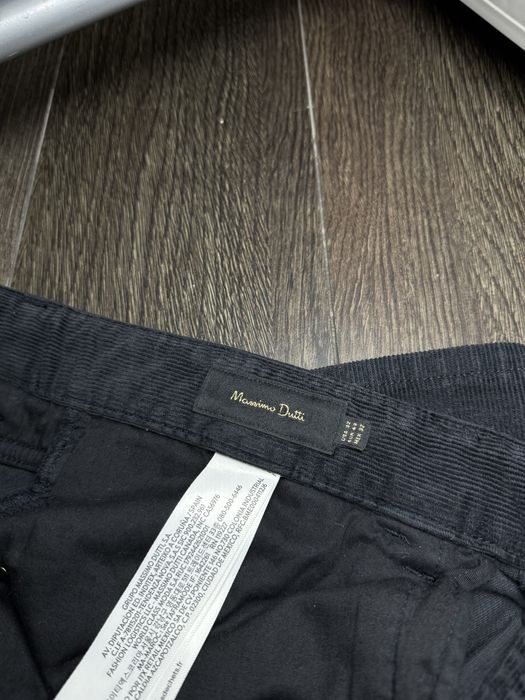 Massimo dutti вельветові штани джинси темно сині чорні вельветовые