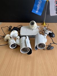 БУ комплект видеонаблюдения на 4 камеры Dahua Hikvision