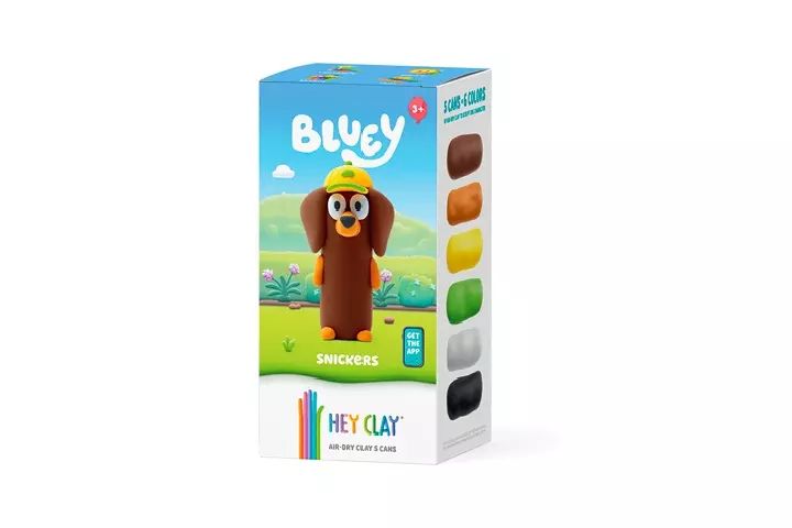 TMT HeyClay fig BLUey Snickers+akc.5pak 45544. TM Toys