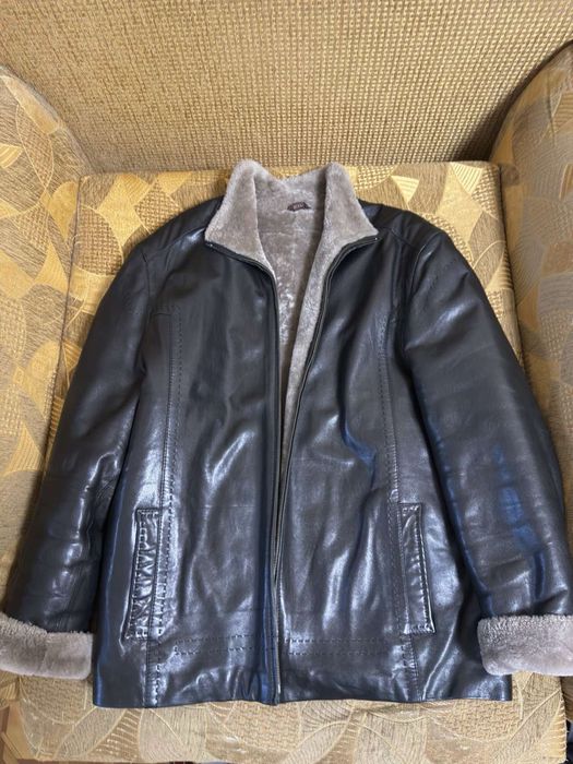 Мужская Практически Новая Дублёнка Fabiani размер 56-58