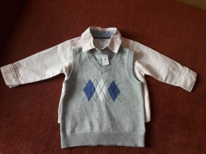 Carter's сорочка з жилеткою 12 міс