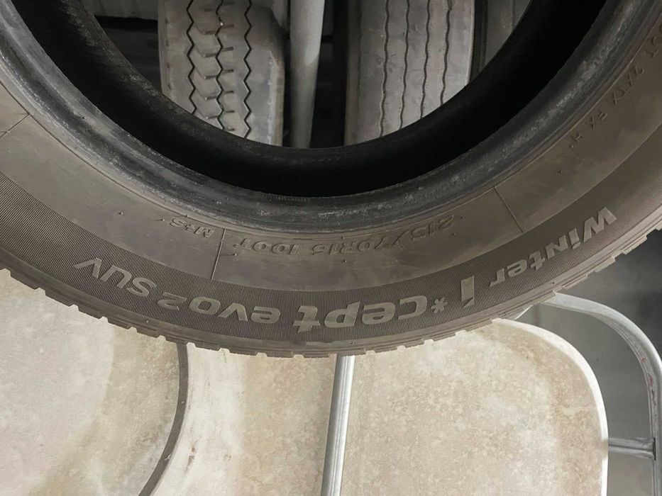 Продам шини б/у зима 215/70-R16 Hankook Winter Isept EVO 2