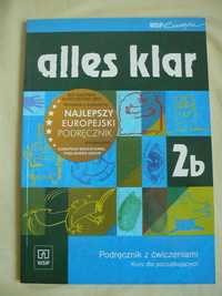Alles klar 2 b, podręcznik z ćwiczeniami do nauki języka niemieckiego