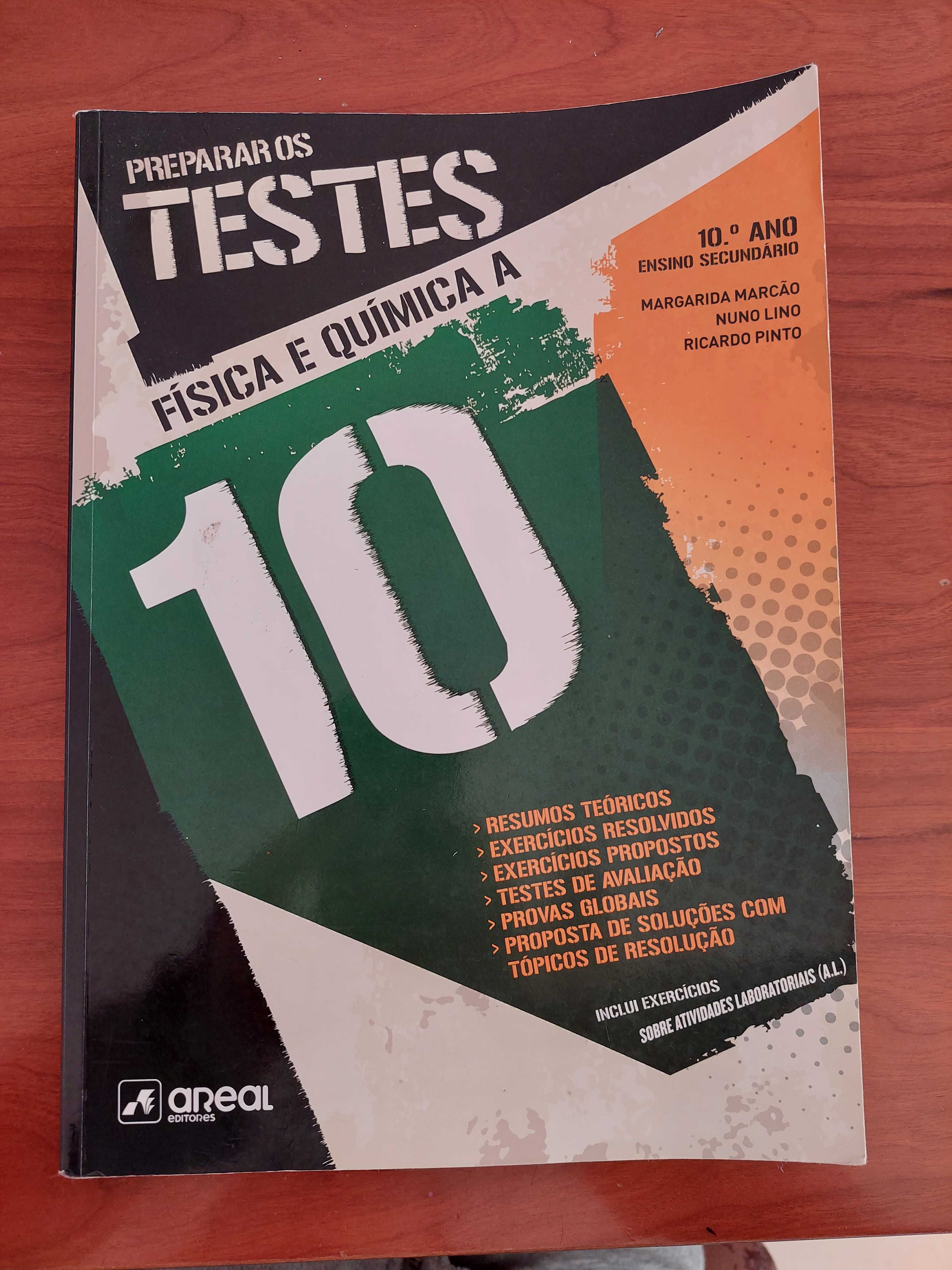 Livro "Preparar os Testes -Física e Química A" 10° ano